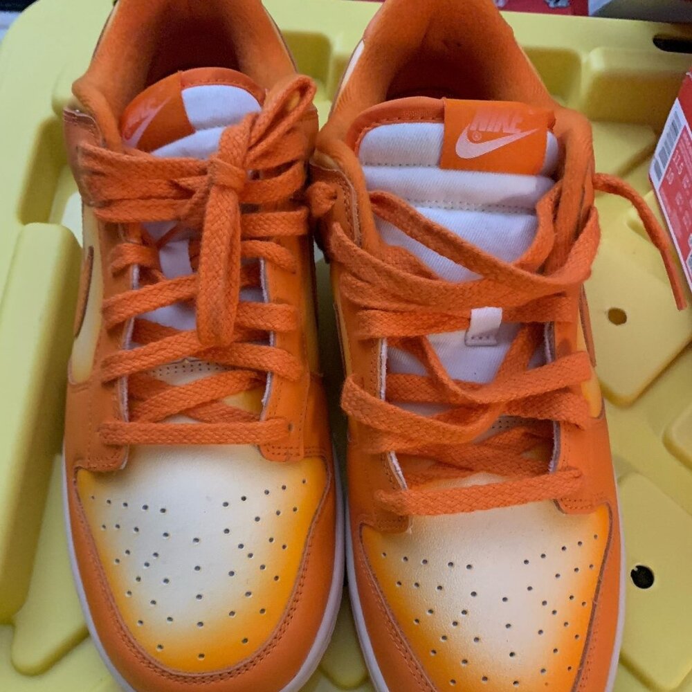 Womens 11.5 Nike Dunk Low Magma Orange DX2953-800